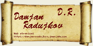 Damjan Radujkov vizit kartica